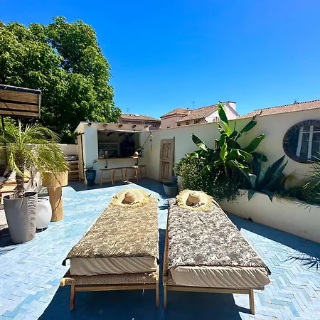 Divine Idylle Luxe 3 Chambres, Terrasse 130m2, Jacuzzi, Clim Plein Centre Апартаменты *